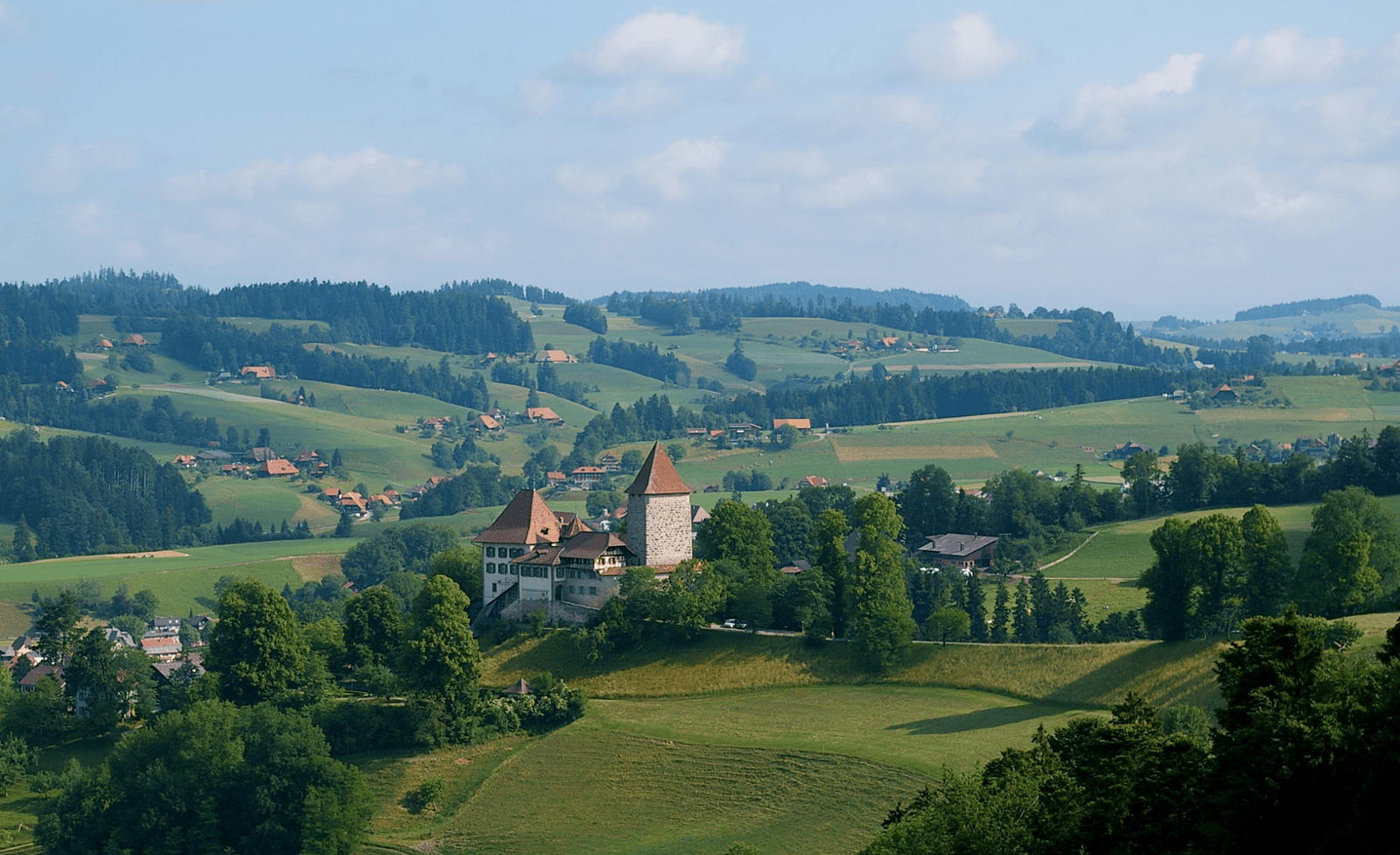 Trachsewald Castle in the Emmental/