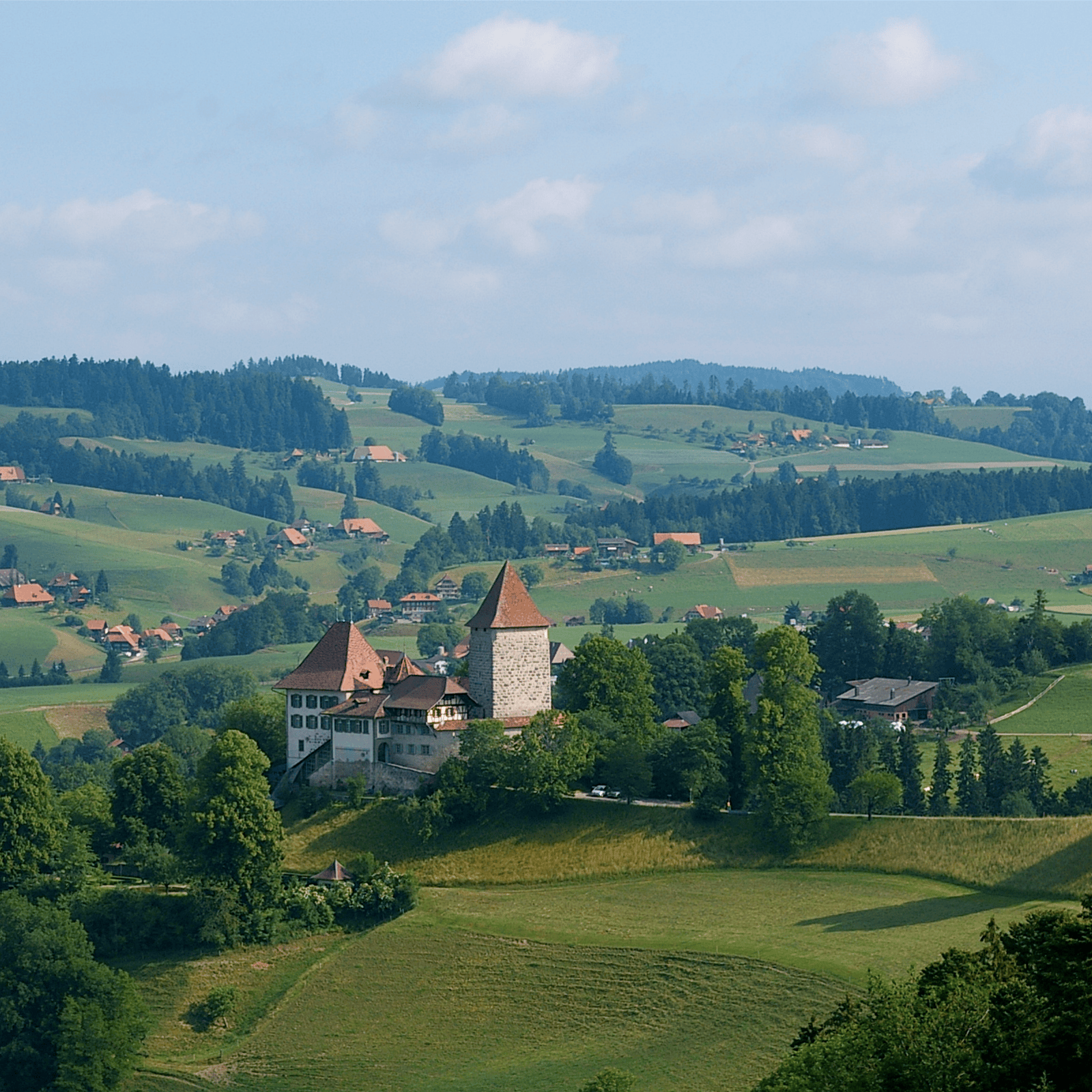 Trachsewald Castle, in the Swiss Emmental, where Anabaptists were tortured.