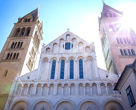 Cathedral in Mohacs Hungary