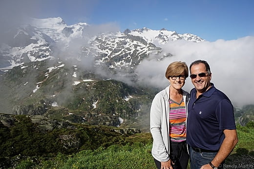 Stunning scenery in the Alps