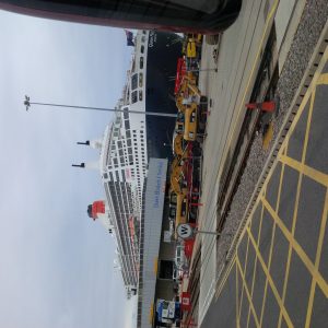 Queen Mary 2 in Port Southampton