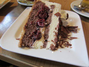 The most delicious piece of Black Forest Cake